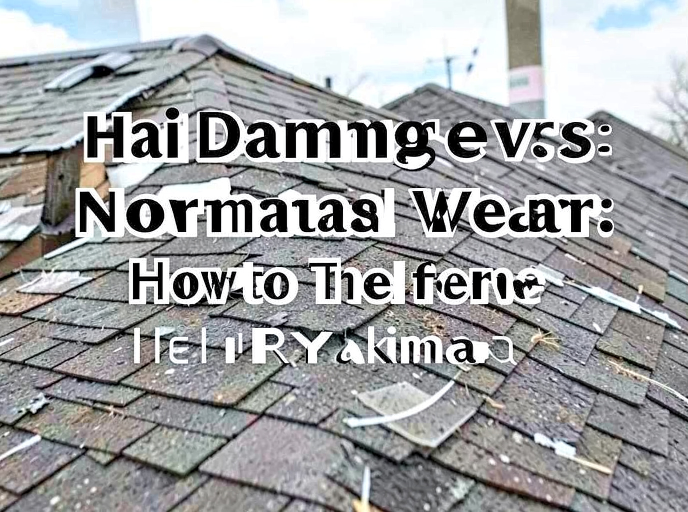 Hail Damage vs. Normal Wear: How to Tell the Difference